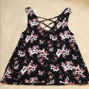 A&E soft and sexy tank top with cross detail